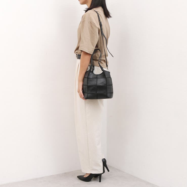 ピークスピーク / 牛革パッチワーク2wayトートS | UNBILLION | 詳細画像4 