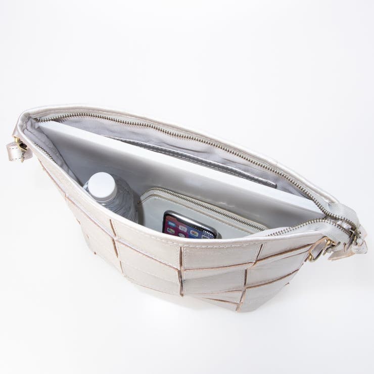 ピークスピーク / 牛革パッチワーク口折れ2wayショルダー | UNBILLION | 詳細画像20 