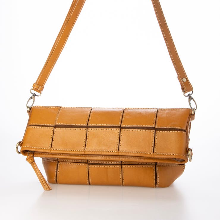 ピークスピーク / 牛革パッチワーク口折れ2wayショルダー | UNBILLION | 詳細画像26 