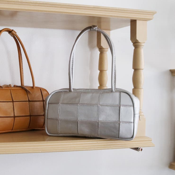 ピークスピーク / 牛革パッチワーク横長ボストン | UNBILLION | 詳細画像10 