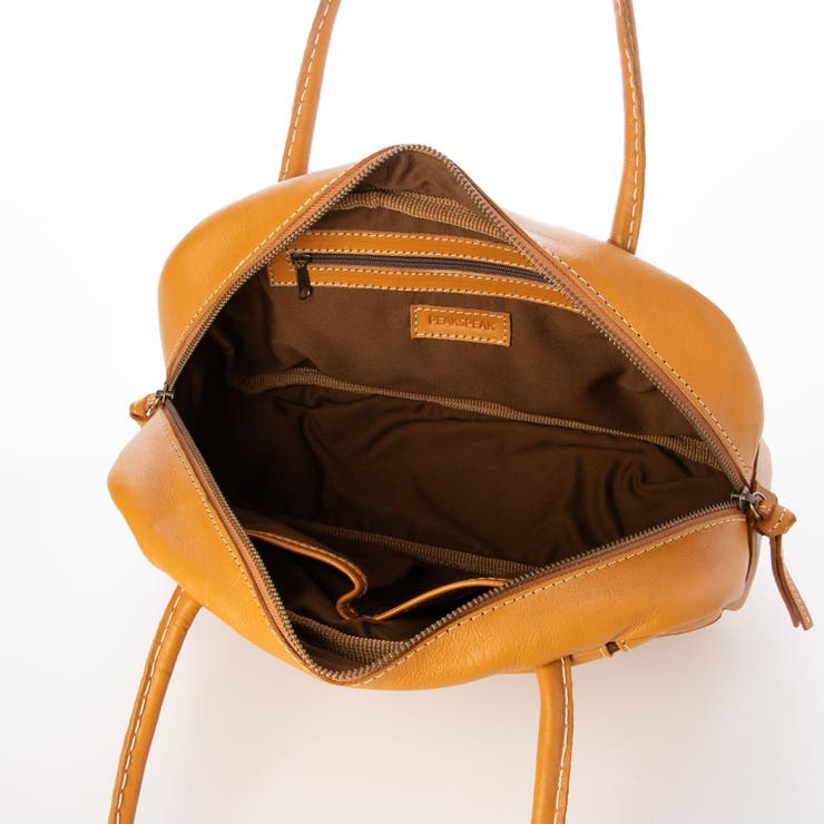 ピークスピーク / 牛革パッチワーク横長ボストン | UNBILLION | 詳細画像14 