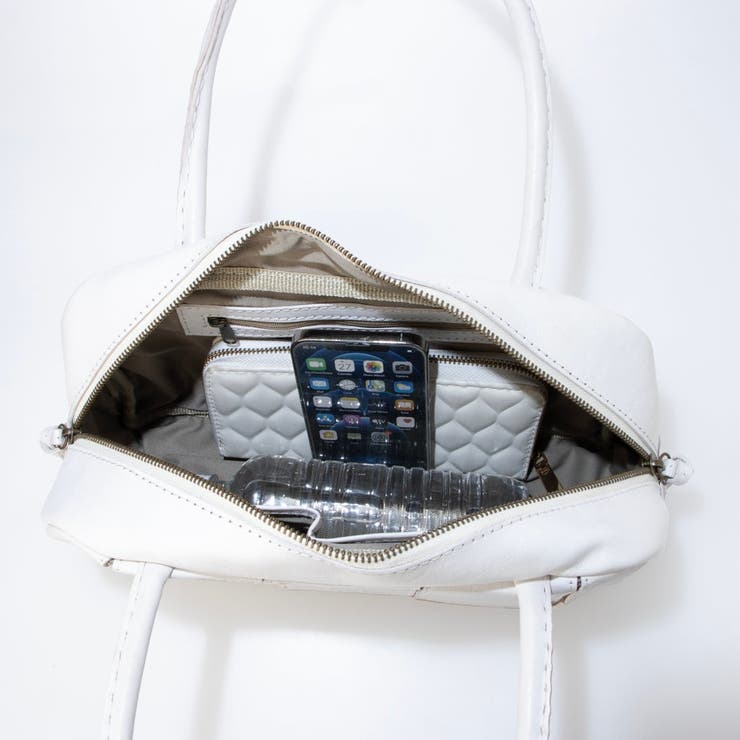 ピークスピーク / 牛革パッチワーク横長ボストン | UNBILLION | 詳細画像22 