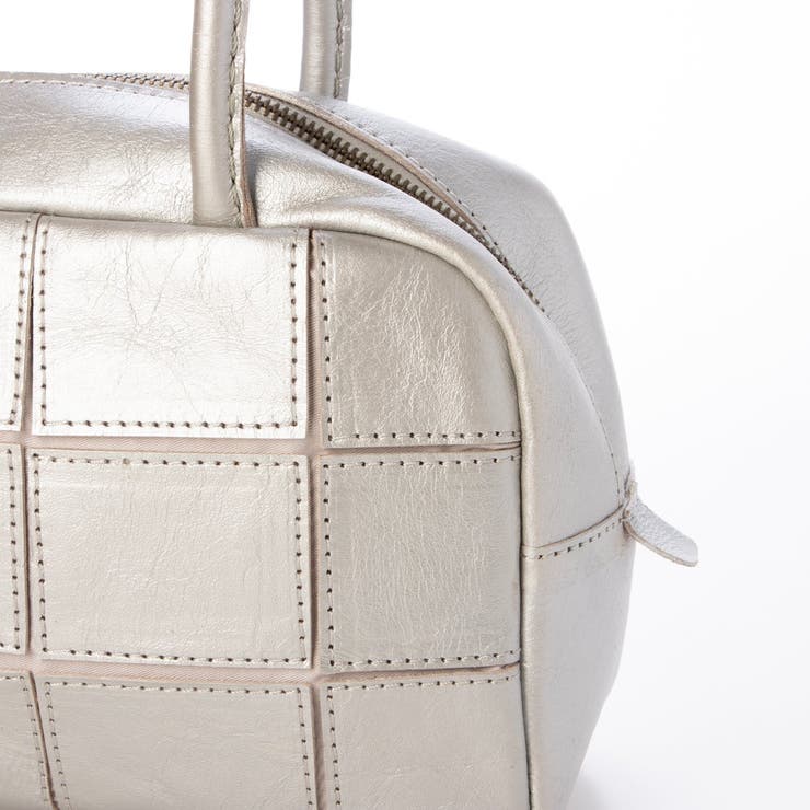 ピークスピーク / 牛革パッチワーク横長ボストン | UNBILLION | 詳細画像25 