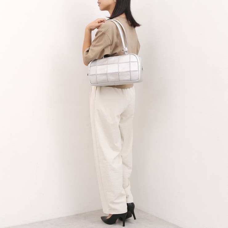 ピークスピーク / 牛革パッチワーク横長ボストン | UNBILLION | 詳細画像7 