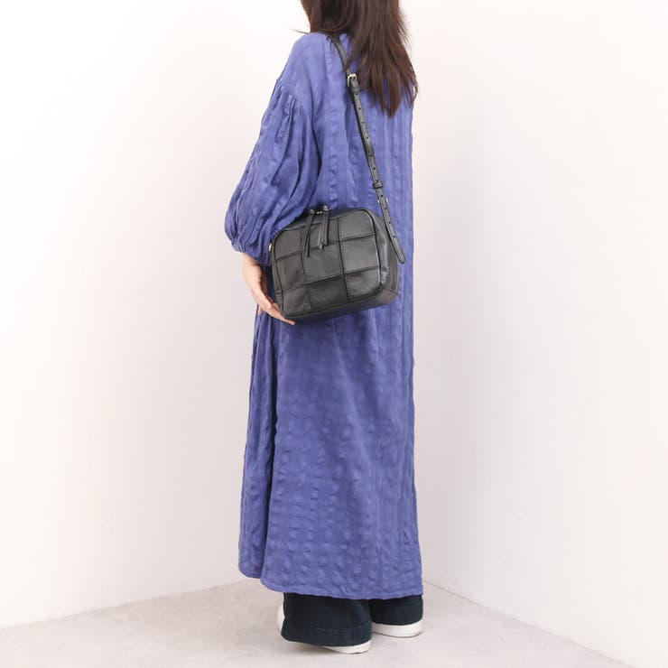 ピークスピーク PEAKSPEAK / 牛革パッチワークスクエアショルダー | UNBILLION | 詳細画像2 