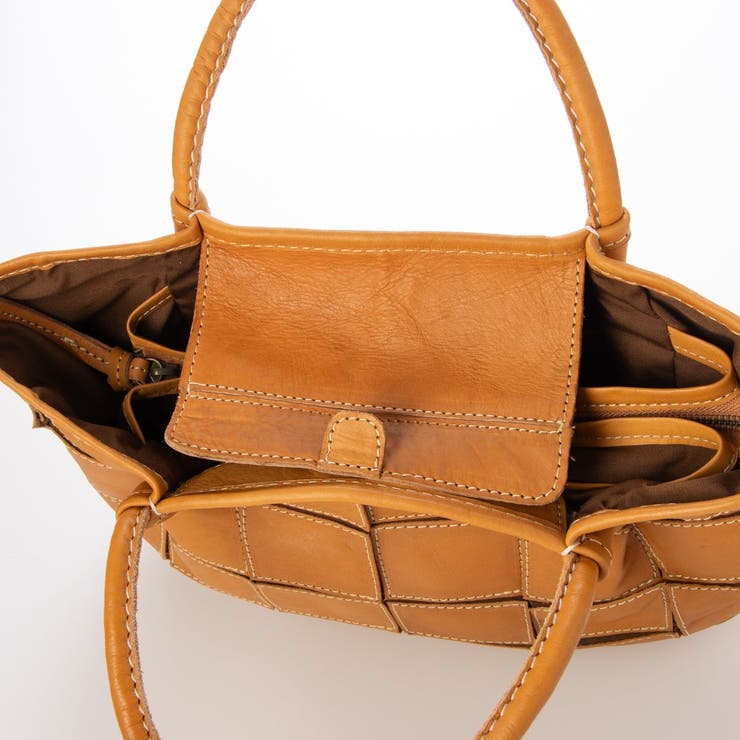 ピークスピーク PEAKSPEAK / 牛革パッチワーク・フラップトートL | UNBILLION | 詳細画像14 