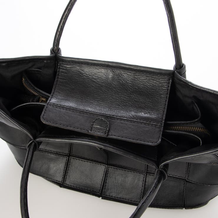 ピークスピーク PEAKSPEAK / 牛革パッチワーク・フラップトートL | UNBILLION | 詳細画像32 