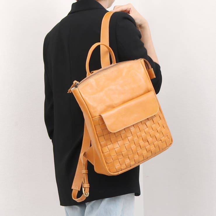 ピークスピーク PEAKS PEAK / 牛革レザーメッシュA4リュック | UNBILLION | 詳細画像2 