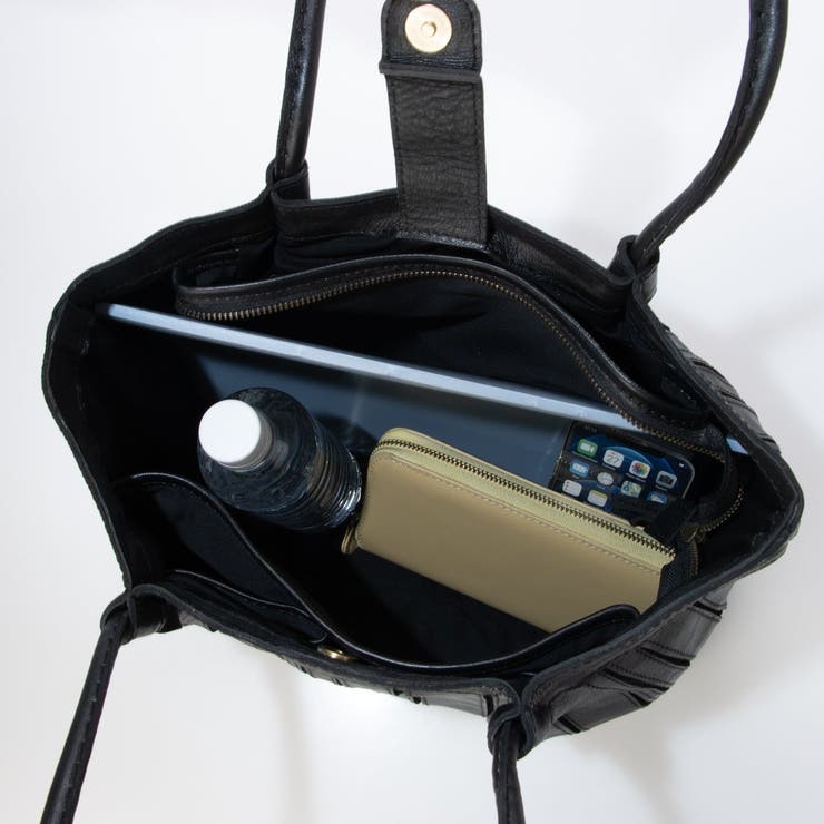 ピークスピーク PEAKS PEAK / ソフトレザーマルチストライプトート | UNBILLION | 詳細画像21 