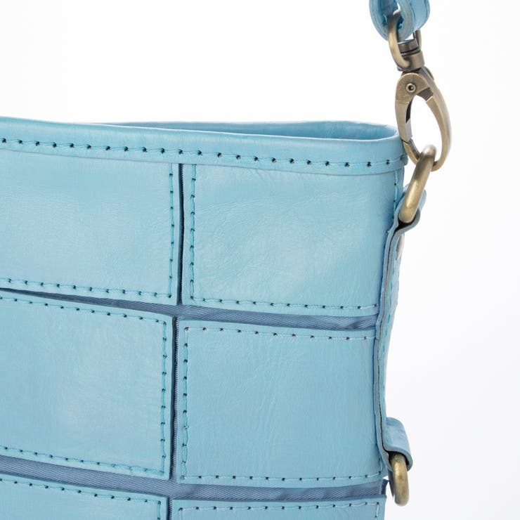 【訳あり商品】ピークスピーク  / 牛革パッチワーク口折れ2wayショルダー | UNBILLION | 詳細画像5 