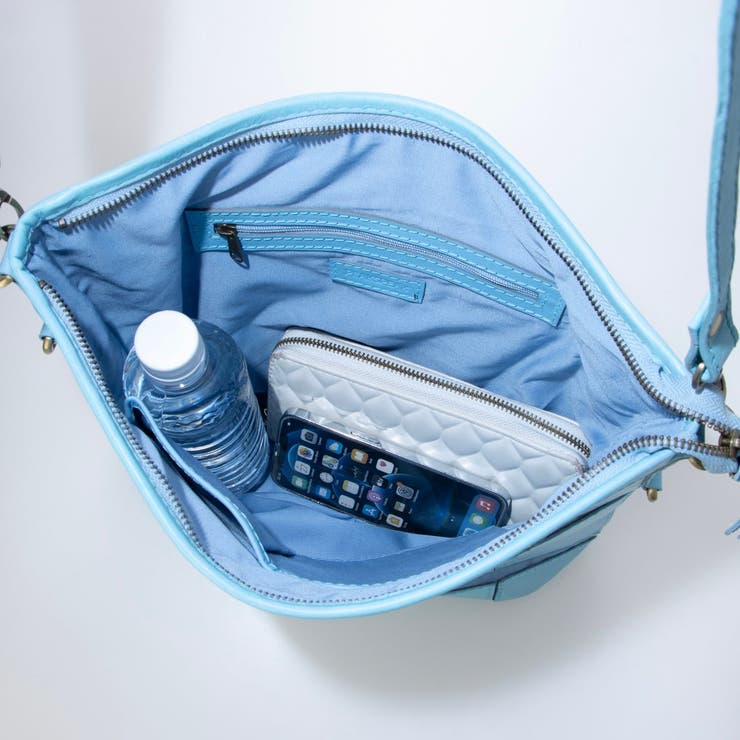 【訳あり商品】ピークスピーク  / 牛革パッチワーク口折れ2wayショルダー | UNBILLION | 詳細画像8 