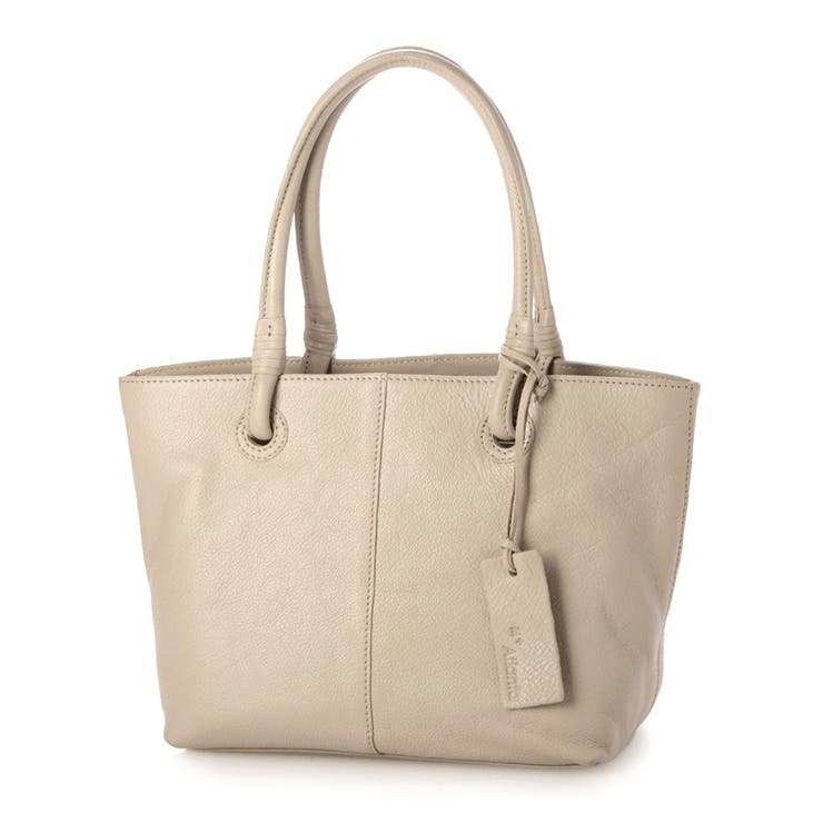 グレーベージュ | アトランタ ATLANTA / 牛革ハトメあおりトートS | UNBILLION