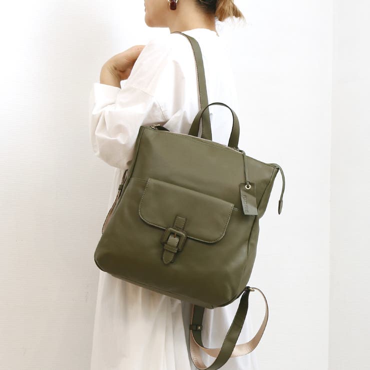 アトランタ ATLANTA / やぎ革軽量ボックス型リュック | UNBILLION | 詳細画像1 