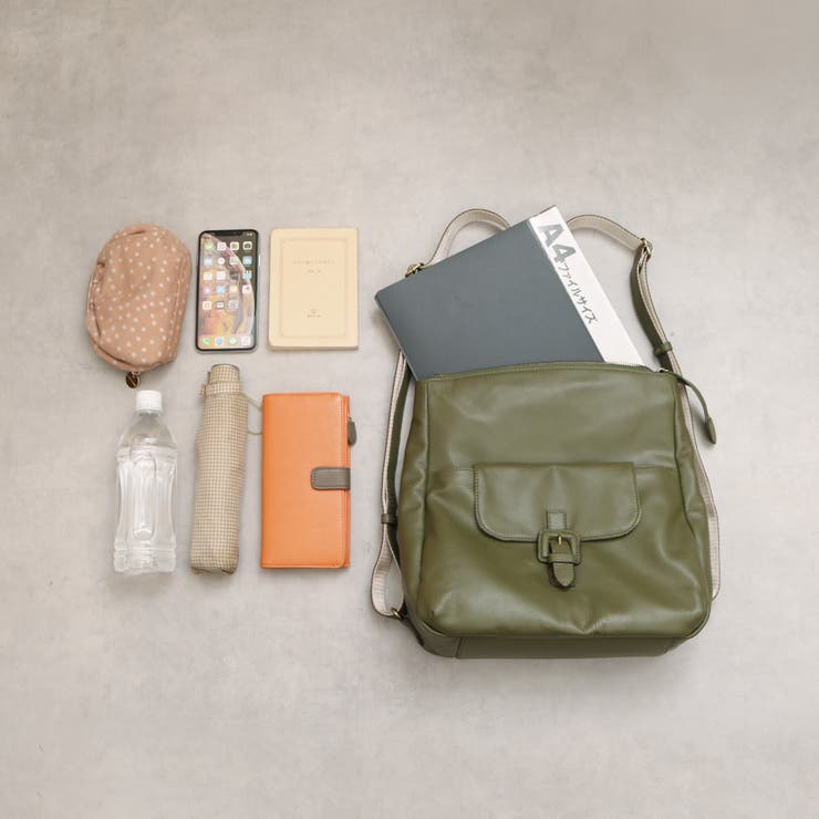 アトランタ ATLANTA / やぎ革軽量ボックス型リュック | UNBILLION | 詳細画像11 