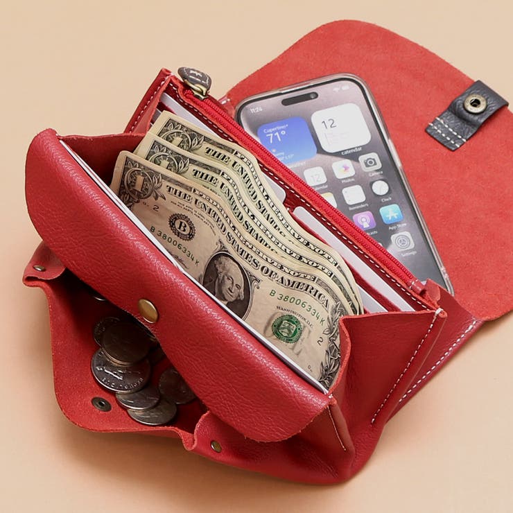 アトランタ ATLANTA / 牛革かぶせ長財布 | UNBILLION | 詳細画像2 