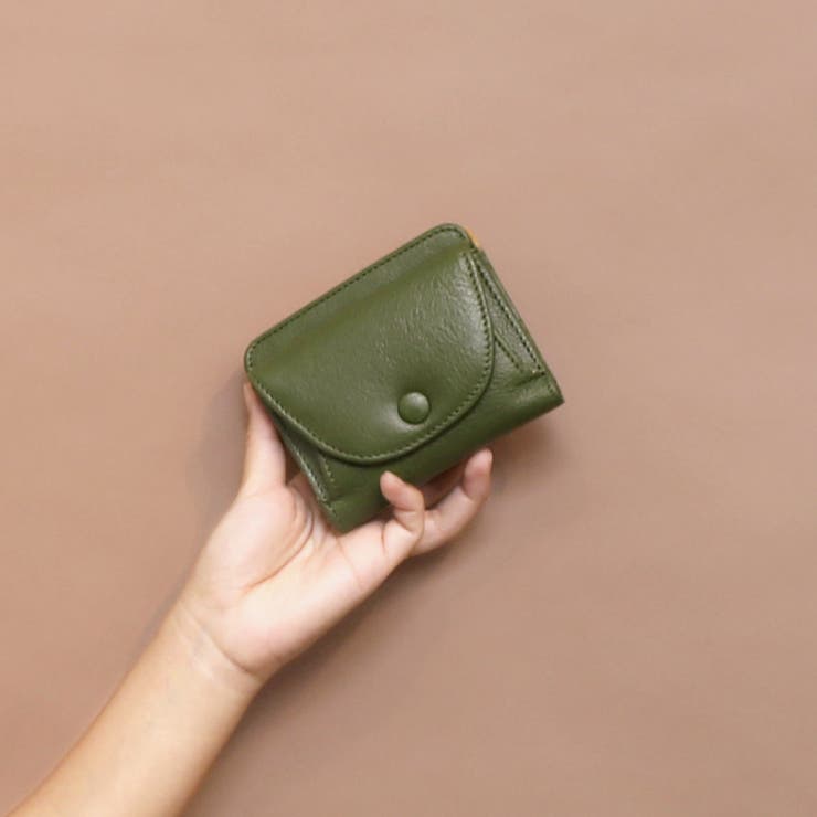 グリーン | アトランタ ATLANTA / 牛革二つ折り財布 | UNBILLION