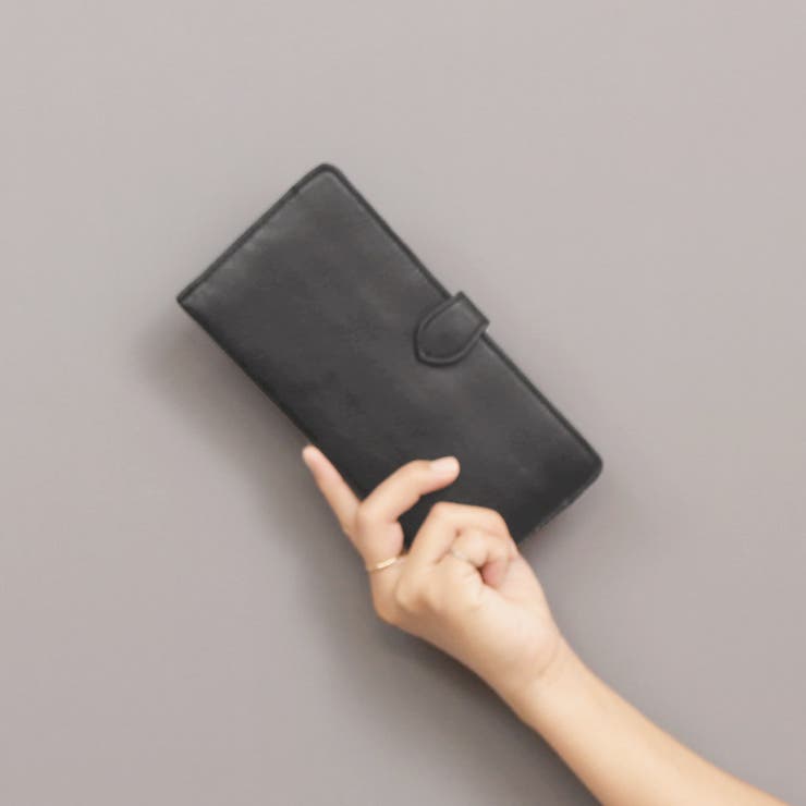 ブラック | アトランタ ATLANTA / 牛革薄マチロングウォレット | UNBILLION