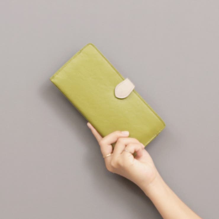 グリーン | アトランタ ATLANTA / 牛革薄マチロングウォレット | UNBILLION