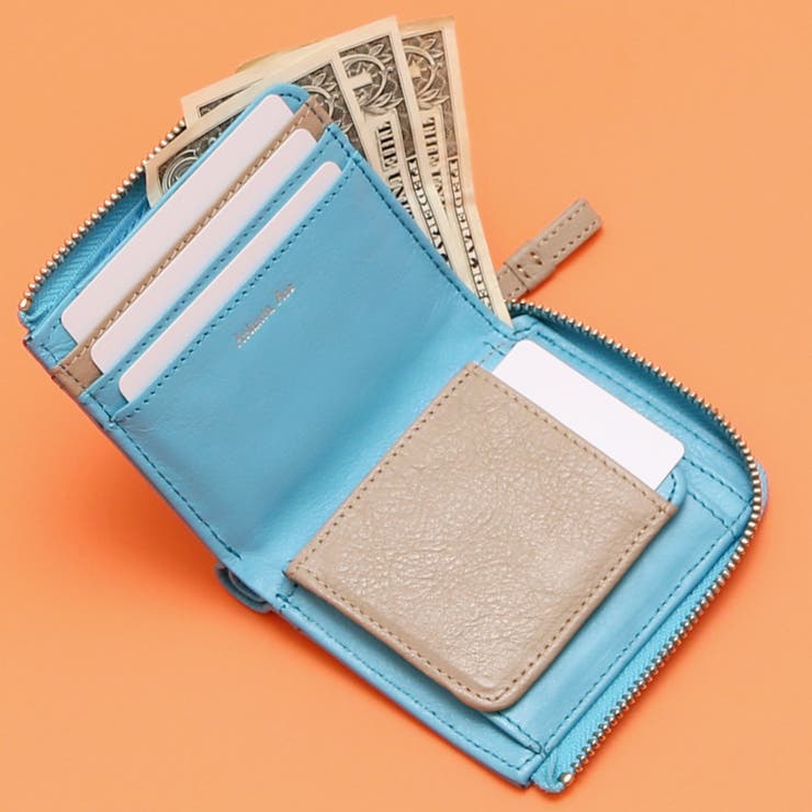 アトランタ ATLANTA / 牛革L字ファスナーミニウォレット | UNBILLION | 詳細画像3 