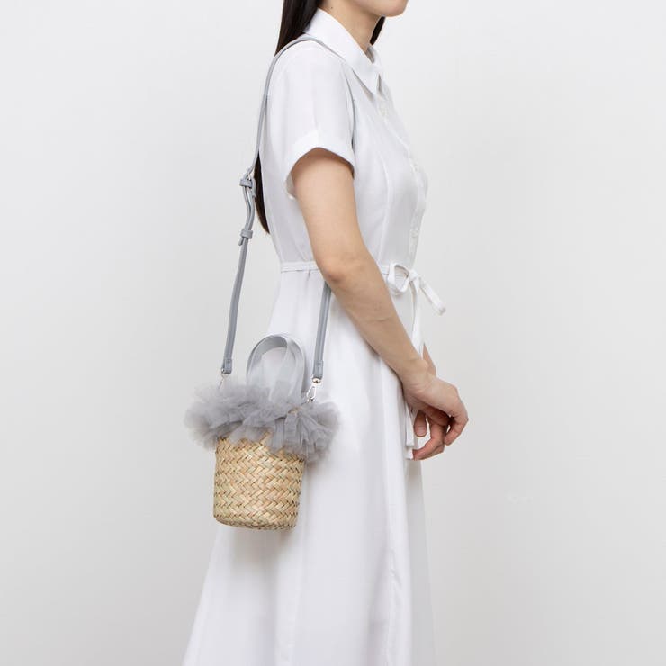 カカトゥ kakatoo / チュールフリンジミニ2wayカゴバッグ | UNBILLION | 詳細画像1 