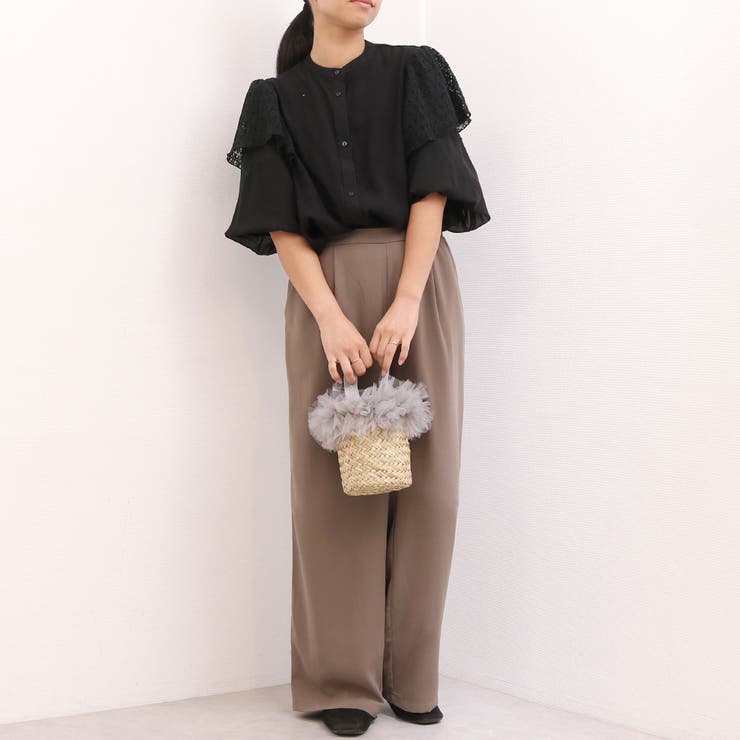 カカトゥ kakatoo / チュールフリンジミニ2wayカゴバッグ | UNBILLION | 詳細画像5 