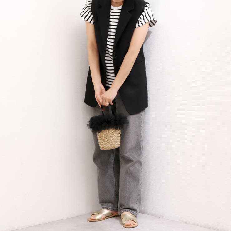 カカトゥ kakatoo / チュールフリンジミニ2wayカゴバッグ | UNBILLION | 詳細画像8 