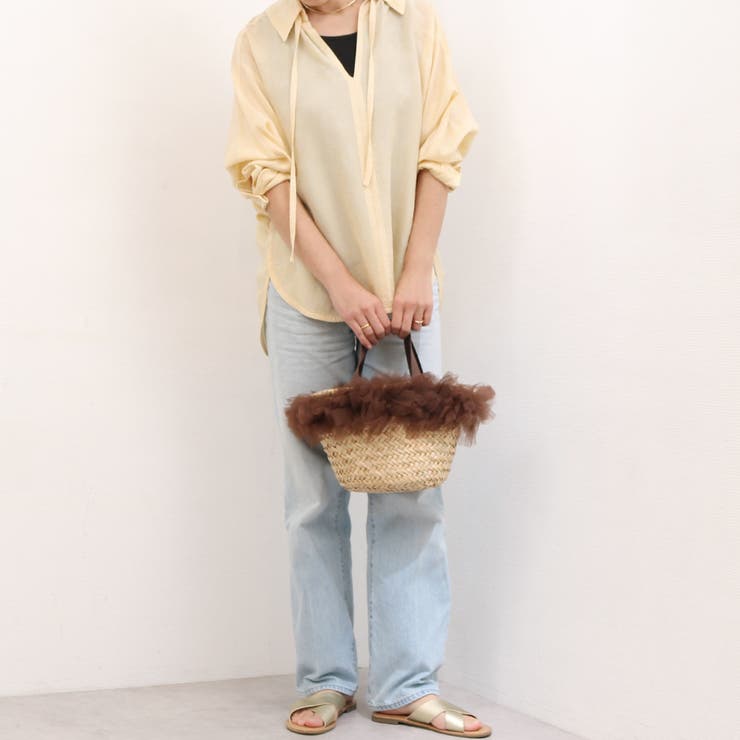 カカトゥ kakatoo / チュールフリンジカゴバッグ | UNBILLION | 詳細画像13 