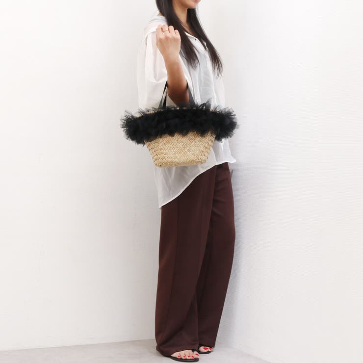 カカトゥ kakatoo / チュールフリンジカゴバッグ | UNBILLION | 詳細画像23 