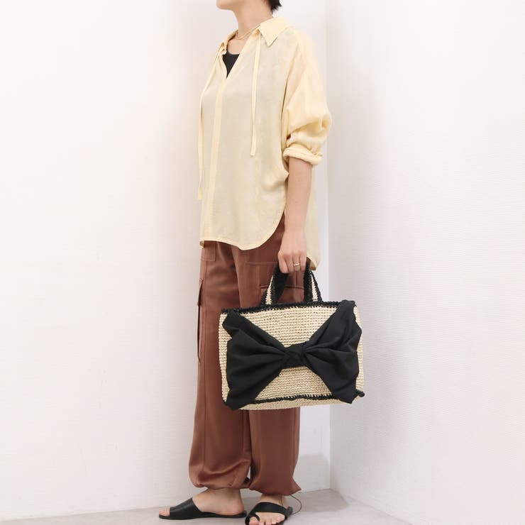 カカトゥ kakatoo / リボンスクエアクロッシェバッグ | UNBILLION | 詳細画像9 