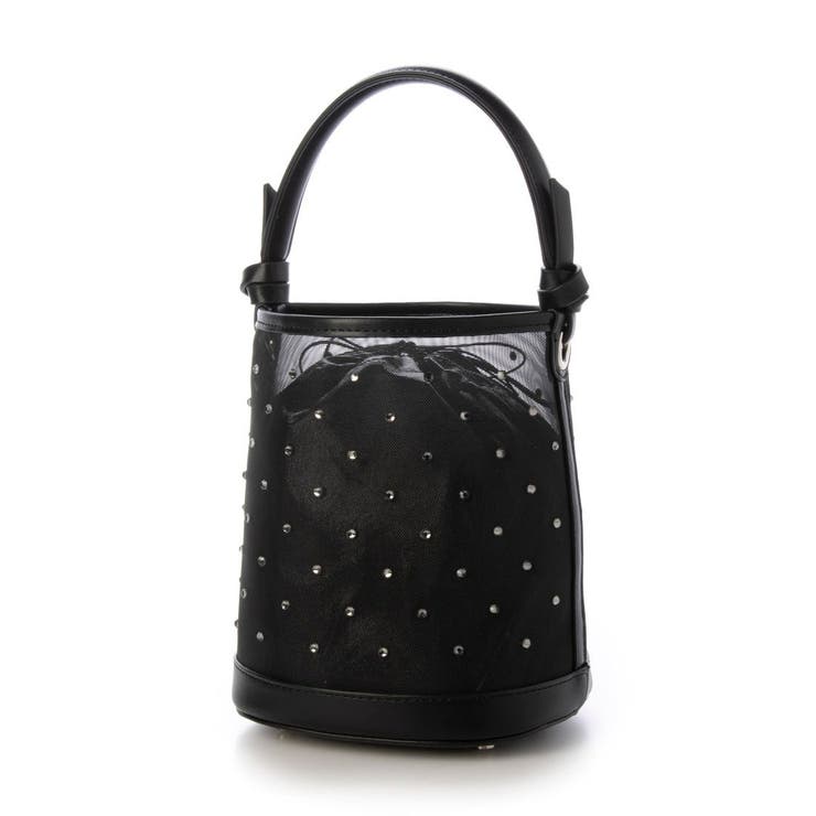 カカトゥ kakatoo / チュール×ビジュー風2wayバケツバッグ | UNBILLION | 詳細画像20 