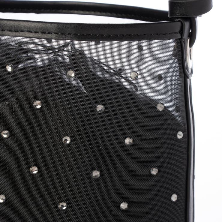 カカトゥ kakatoo / チュール×ビジュー風2wayバケツバッグ | UNBILLION | 詳細画像25 