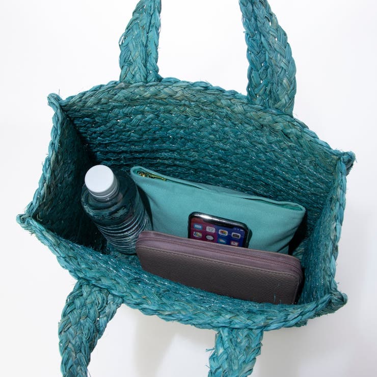 カカトゥ kakatoo / ラフィアスクエアトートバッグ | UNBILLION | 詳細画像24 