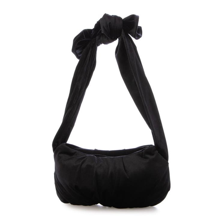 ブラック | カカトゥ kakatoo / ベルベットノットリボンバッグ゛ | UNBILLION