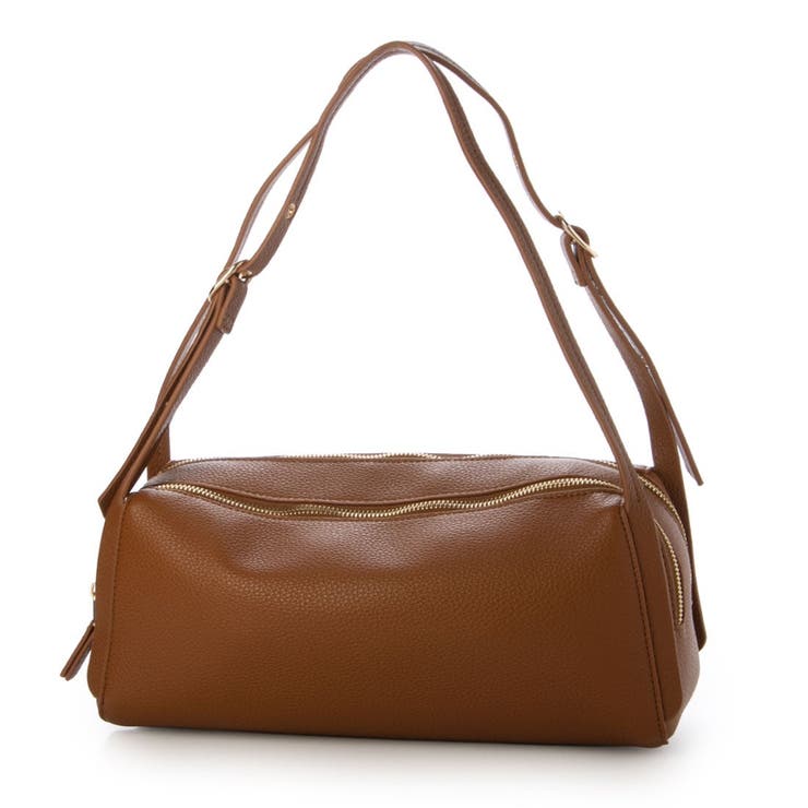 ブラウン | カカトゥ kakatoo / ダブルファスナーセミショルダー | UNBILLION