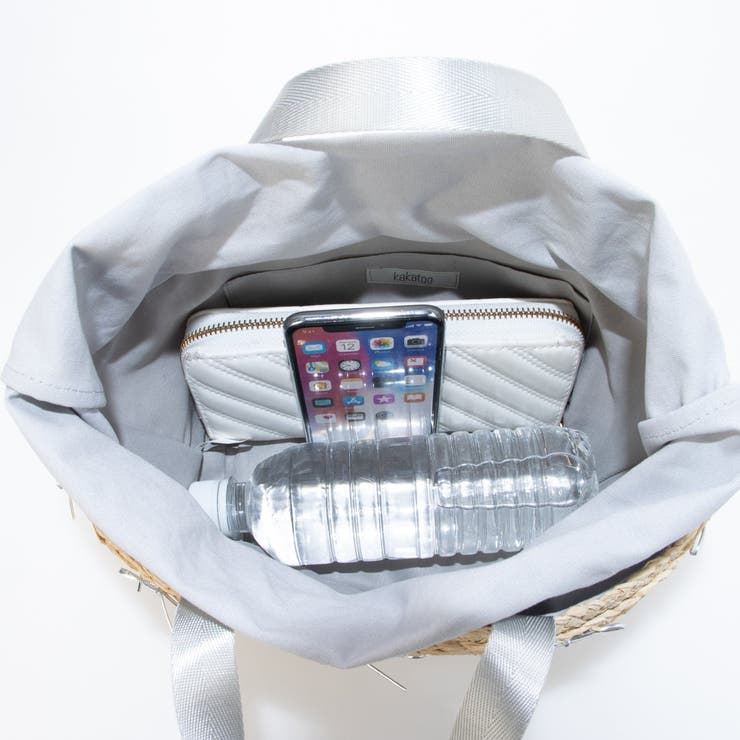 カカトゥ kakatoo / ラフィアブレードリボンバッグ カゴバッグ | UNBILLION | 詳細画像12 