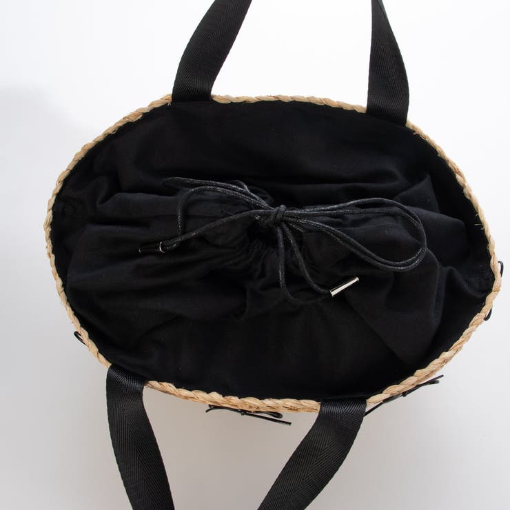 カカトゥ kakatoo / ラフィアブレードリボンバッグ カゴバッグ | UNBILLION | 詳細画像16 