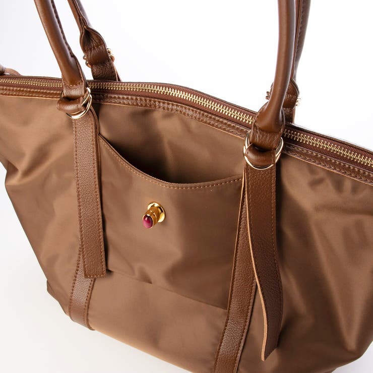 ペルケ perche / ナイロン×牛革かぶせジェムストーントートバッグ | UNBILLION | 詳細画像22 