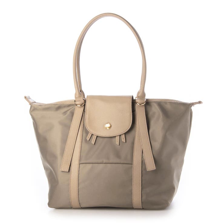 オーク | ペルケ perche / ナイロン×牛革かぶせジェムストーントートバッグ | UNBILLION