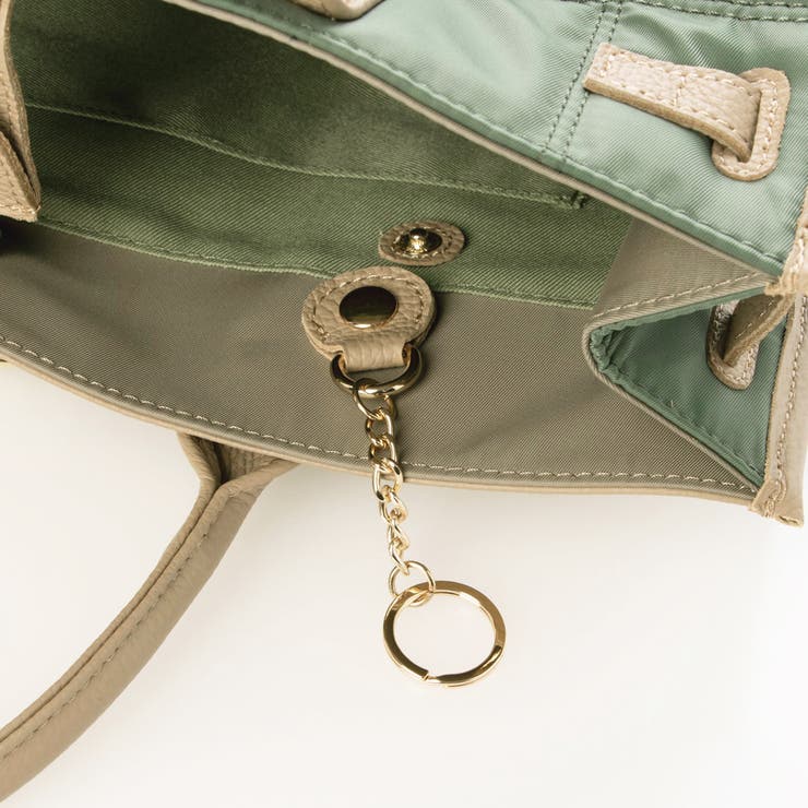 ペルケ/ ナイロンキルト×クロコ型押し牛革A42wayトートバッグ | UNBILLION | 詳細画像10 