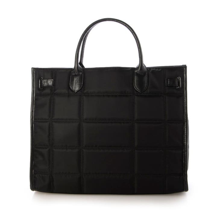 ペルケ/ ナイロンキルト×クロコ型押し牛革A42wayトートバッグ | UNBILLION | 詳細画像12 