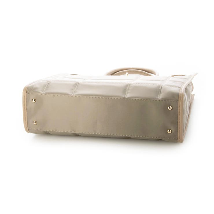 ペルケ/ ナイロンキルト×クロコ型押し牛革A42wayトートバッグ | UNBILLION | 詳細画像3 