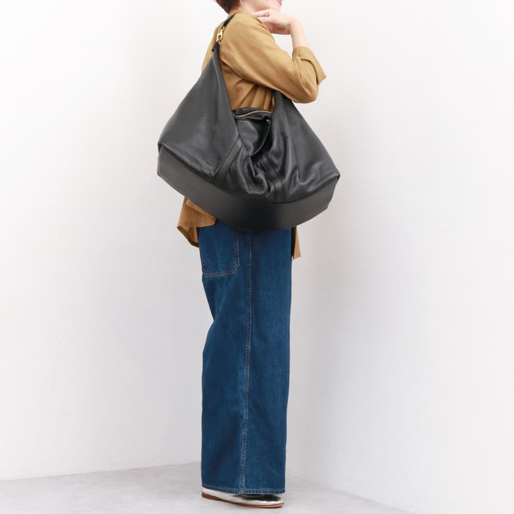 ペルケ perche / ガーメントレザー・サスティナブル2wayボストンL | UNBILLION | 詳細画像1 