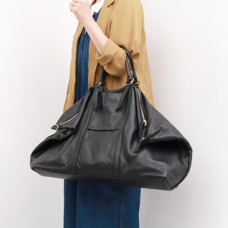 ペルケ perche / ガーメントレザー・サスティナブル2wayボストンL | UNBILLION | 詳細画像2 