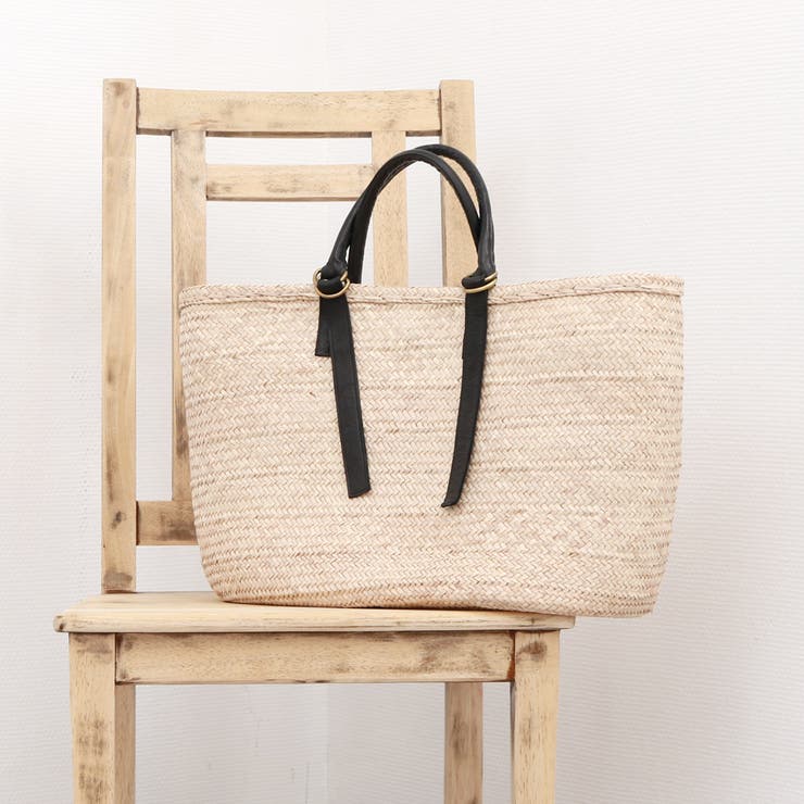 ペルケ perche / 牛革付属椰子かごマルシェバッグ | UNBILLION | 詳細画像3 