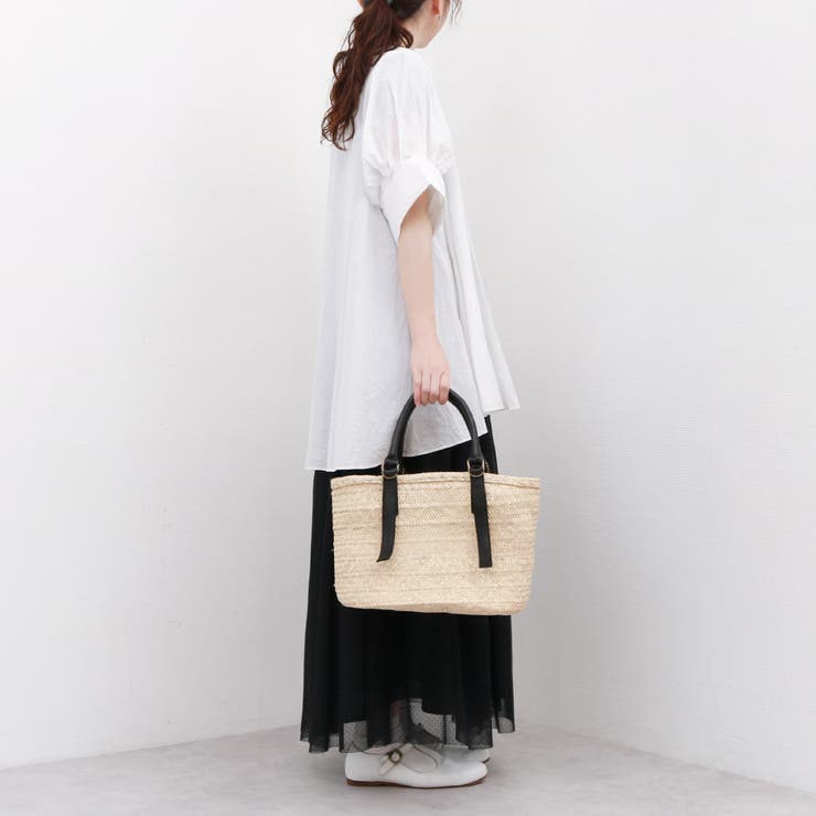 ペルケ perche / 牛革付属椰子かごマルシェバッグS | UNBILLION | 詳細画像3 