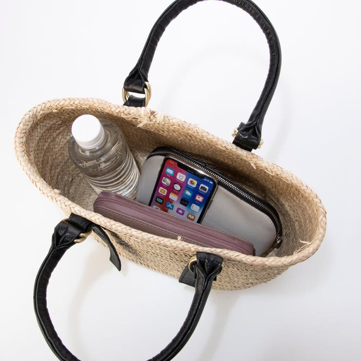 ペルケ perche / 牛革付属椰子かごマルシェバッグS | UNBILLION | 詳細画像8 