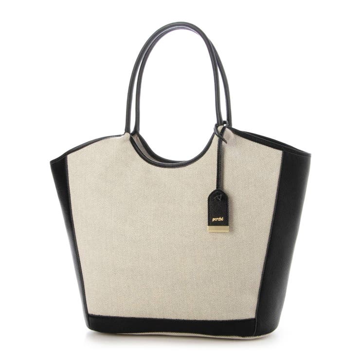 ペルケ perche / キャンバス・牛革トリミングトート | UNBILLION | 詳細画像1 