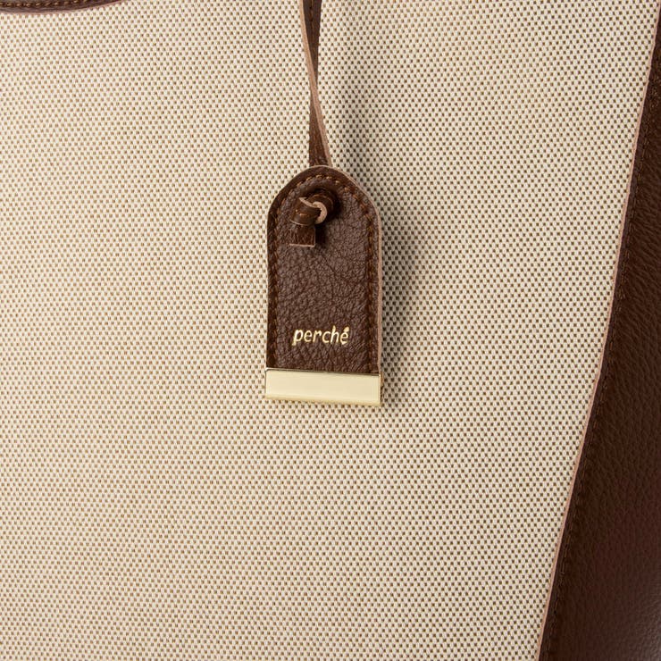 ペルケ perche / キャンバス・牛革トリミングトート | UNBILLION | 詳細画像14 