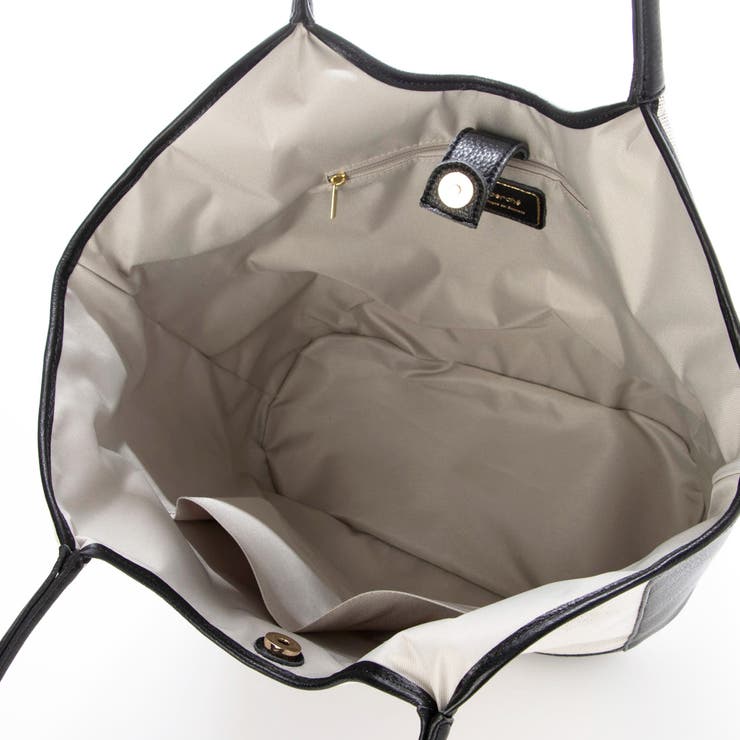 ペルケ perche / キャンバス・牛革トリミングトート | UNBILLION | 詳細画像4 