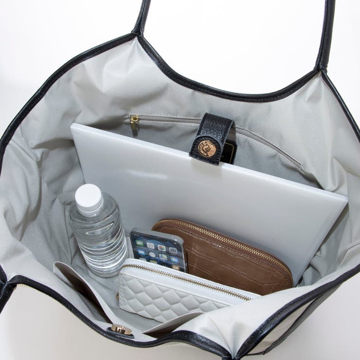 ペルケ perche / キャンバス・牛革トリミングトート | UNBILLION | 詳細画像5 